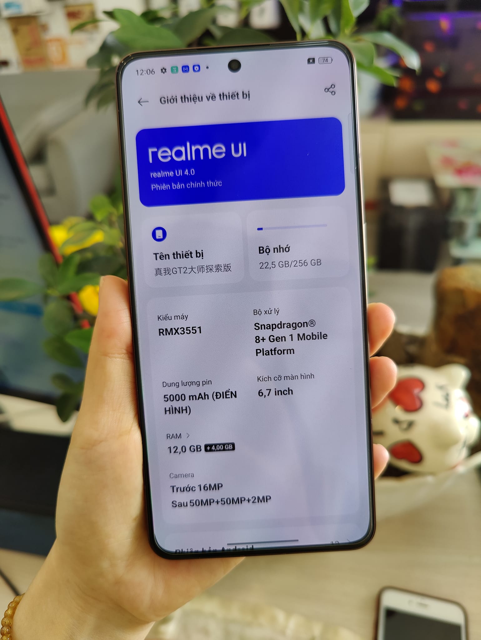 Điện thoại cũ Realme GT 2 Master Explorer Edition