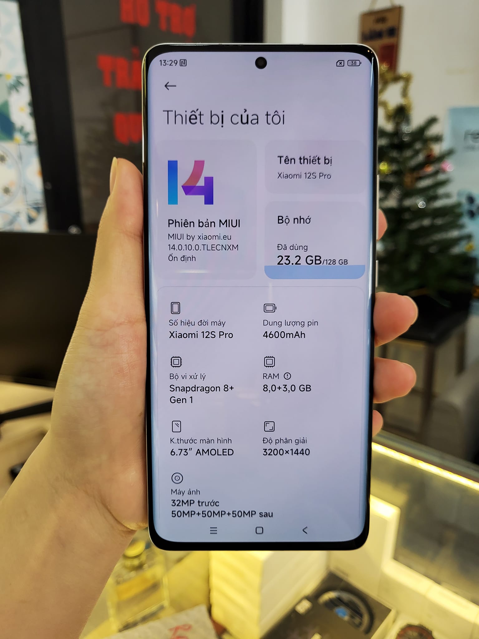 Điện thoại cũ Xiaomi 12S Pro