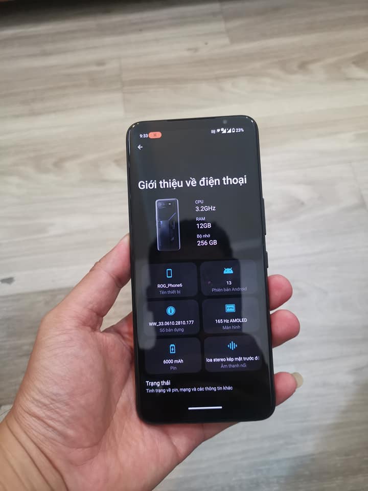 Điện thoại cũ Rogphone 6 Batman Edition