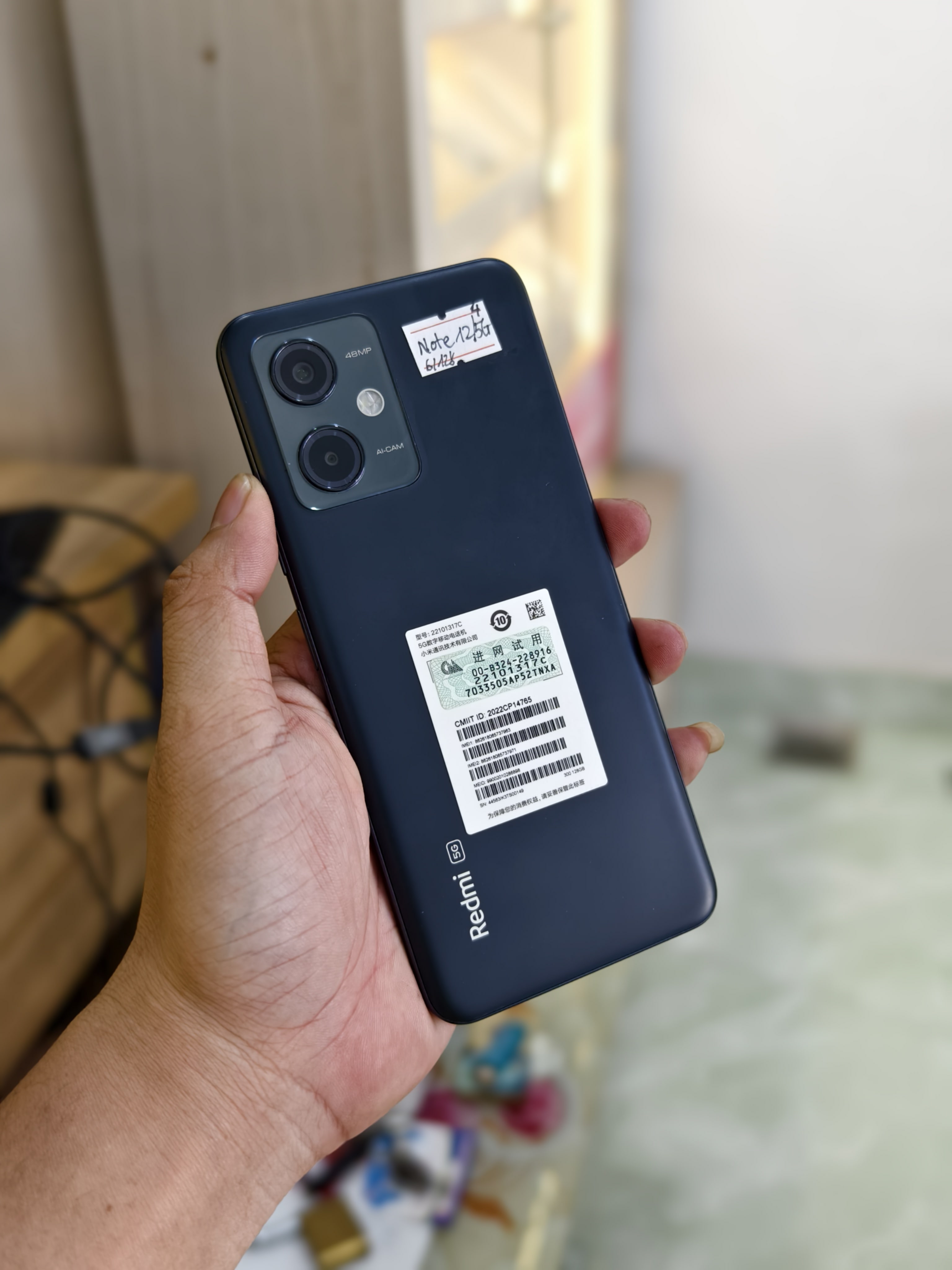 Điện thoại cũ Xiaomi Redmi Note 12 5G